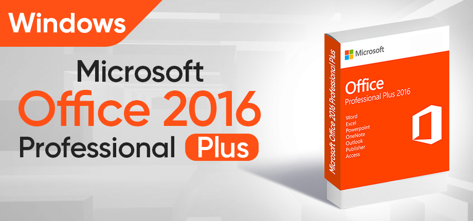 Microsoft Office 2016 Professional Plus for Windows